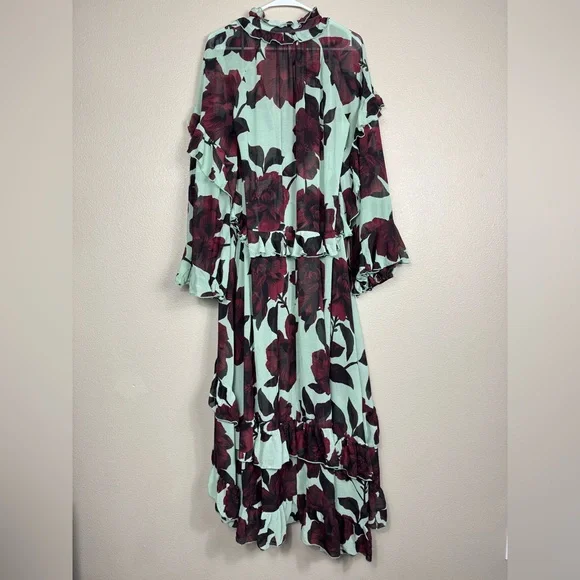 Free People Hearts Run Wild Maxi Dress large EUC H - Picture 3 of 10